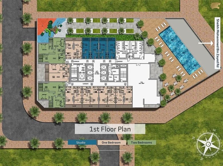 1 bedroom apartment 76 m² Dubai, United Arab Emirates — 4