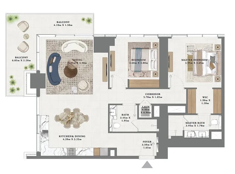 2 bedroom apartment 133 m² Dubai, United Arab Emirates — 10