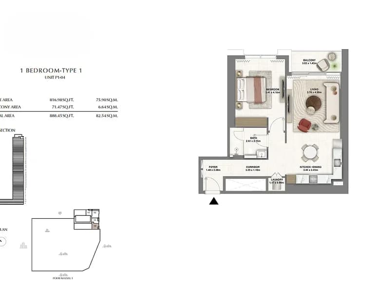 2 bedroom apartment 114 m² Dubai, United Arab Emirates — 10