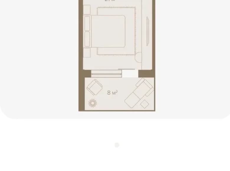 Studio apartment 1 bedroom 33 m² Ungasan, Indonesia — 3