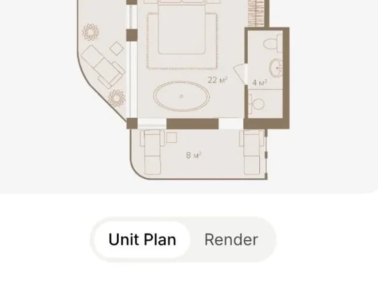 Studio apartment 1 bedroom 33 m² Ungasan, Indonesia — 4