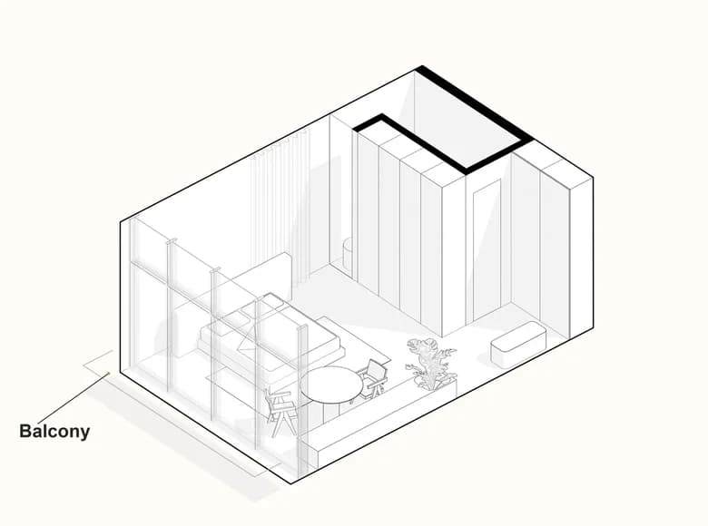 Apartment 40 m² Cemagi, Indonesia — 7
