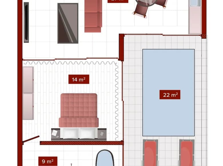 Villa 53 m² Benoa, Indonesia — 8